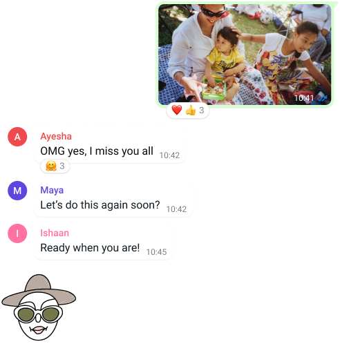WhatsApp聊天界面